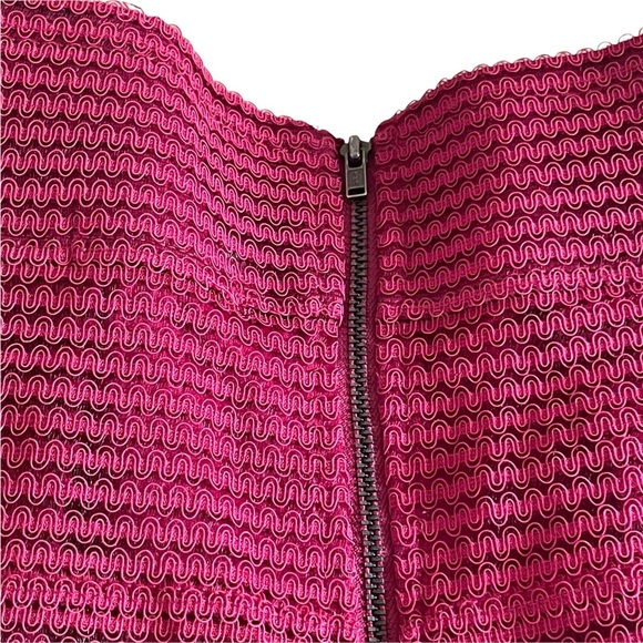 Torrid Burgundy Striped Sheer Flared Skater Skirt Size 2X - Picture 6 of 12